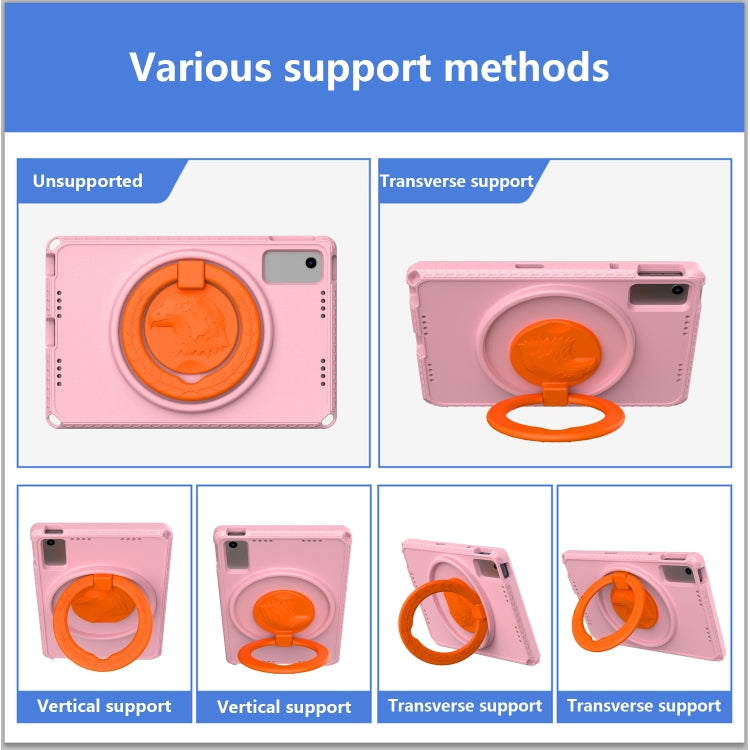 For Lenovo M10 Plus Gen3 TB-125F 10.6 EVA Hybrid PC Shockproof Tablet Case(Pink)