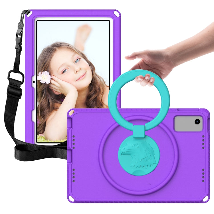 For Lenovo M10 Plus Gen3 TB-125F 10.6 EVA Hybrid PC Shockproof Tablet Case(Purple)