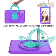 For Lenovo M10 Plus Gen3 TB-125F 10.6 EVA Hybrid PC Shockproof Tablet Case(Purple)