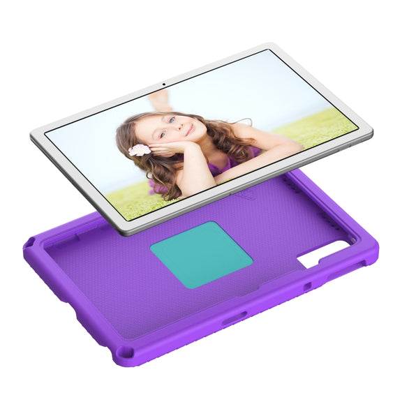 For Lenovo M10 Plus Gen3 TB-125F 10.6 EVA Hybrid PC Shockproof Tablet Case(Purple)