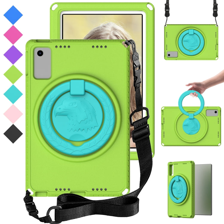 For Lenovo M10 Plus Gen3 TB-125F 10.6 EVA Hybrid PC Shockproof Tablet Case(Grass Green)