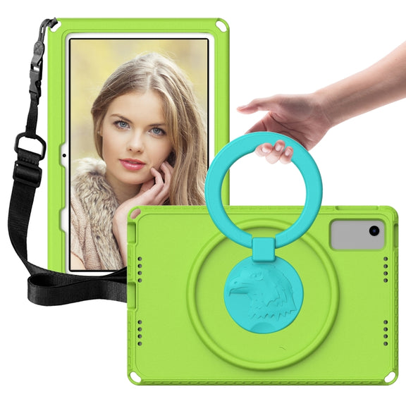 For Lenovo M10 Plus Gen3 TB-125F 10.6 EVA Hybrid PC Shockproof Tablet Case(Grass Green)