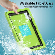 For Lenovo M10 Plus Gen3 TB-125F 10.6 EVA Hybrid PC Shockproof Tablet Case(Grass Green)