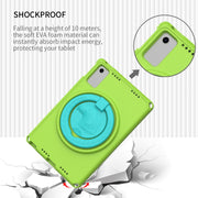 For Lenovo M10 Plus Gen3 TB-125F 10.6 EVA Hybrid PC Shockproof Tablet Case(Grass Green)