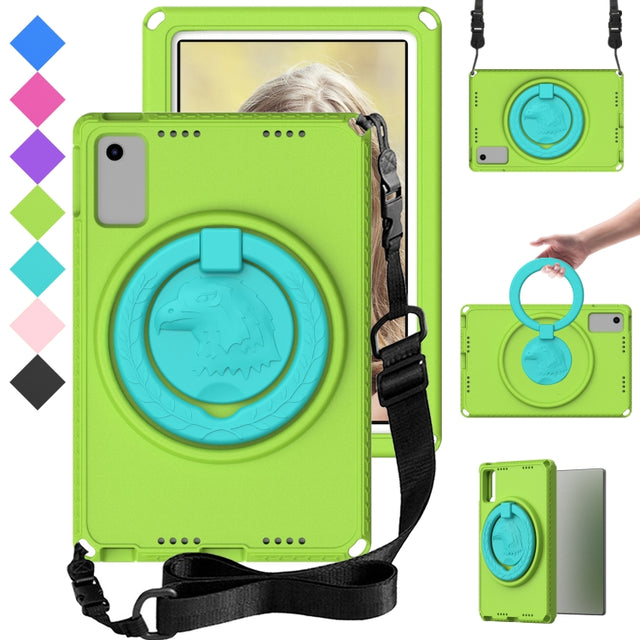 For Lenovo M10 Plus Gen3 TB-125F 10.6 EVA Hybrid PC Shockproof Tablet Case(Grass Green)