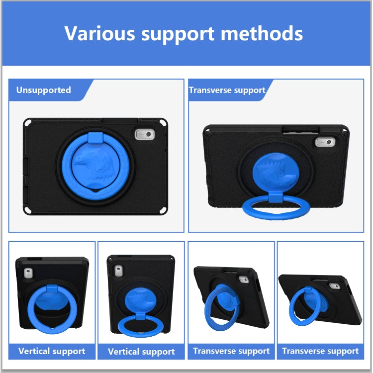 For Lenovo Tab M9 2023 EVA Hybrid PC Shockproof Tablet Case(Black)