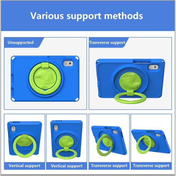 For Lenovo Tab M9 2023 EVA Hybrid PC Shockproof Tablet Case(Blue)