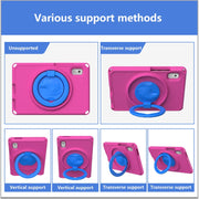 For Lenovo Tab M9 2023 EVA Hybrid PC Shockproof Tablet Case(Rose Red)