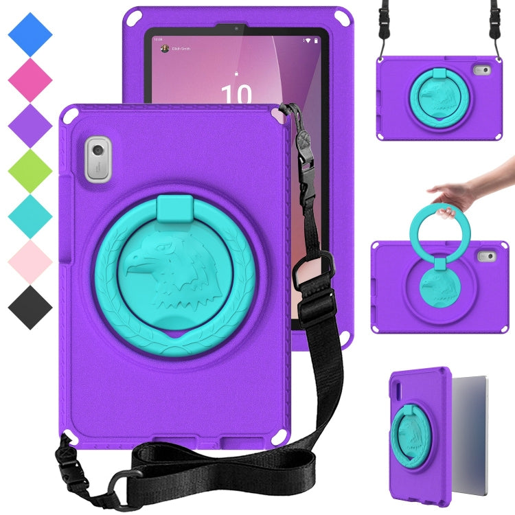 For Lenovo Tab M9 2023 EVA Hybrid PC Shockproof Tablet Case(Purple)