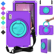 For Lenovo Tab M9 2023 EVA Hybrid PC Shockproof Tablet Case(Purple)