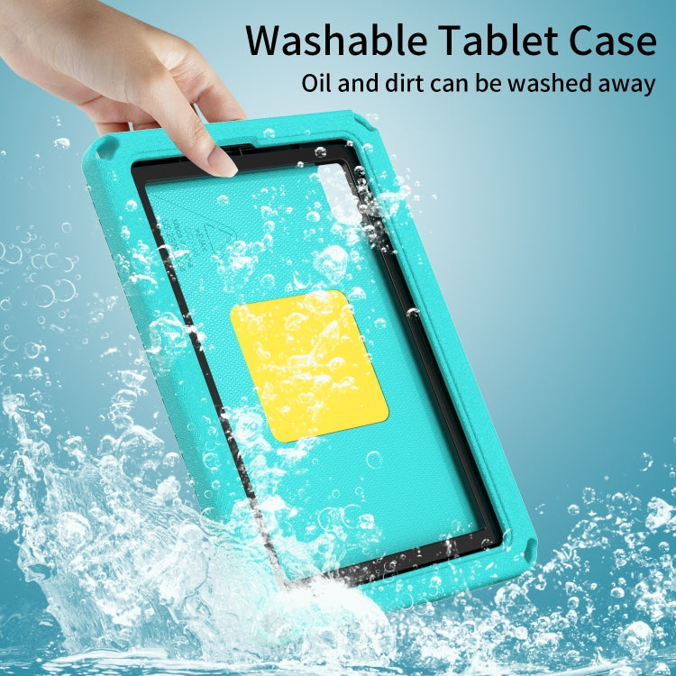 For Lenovo Tab M9 2023 EVA Hybrid PC Shockproof Tablet Case(Glacial Green)