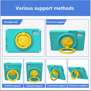 For Lenovo Tab M9 2023 EVA Hybrid PC Shockproof Tablet Case(Glacial Green)
