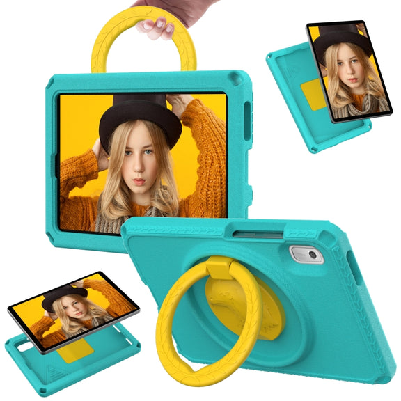 For Lenovo Tab M9 2023 EVA Hybrid PC Shockproof Tablet Case(Glacial Green)