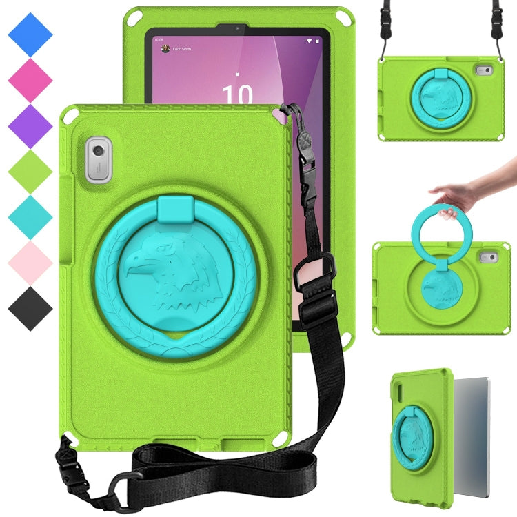 For Lenovo Tab M9 2023 EVA Hybrid PC Shockproof Tablet Case(Grass Green)