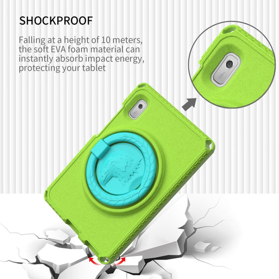 For Lenovo Tab M9 2023 EVA Hybrid PC Shockproof Tablet Case(Grass Green)