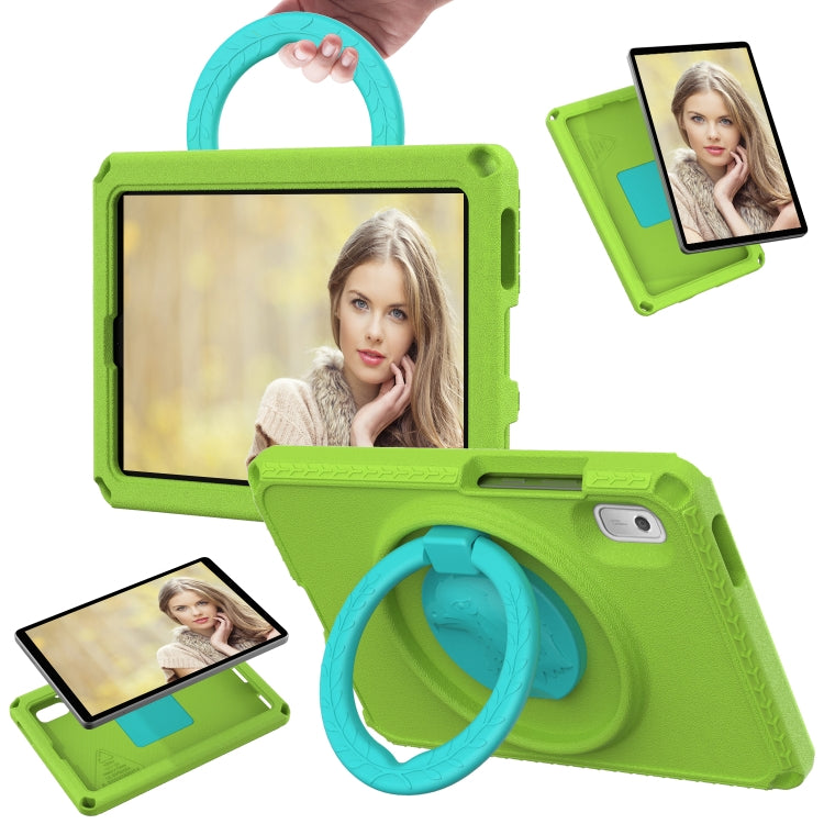 For Lenovo Tab M9 2023 EVA Hybrid PC Shockproof Tablet Case(Grass Green)