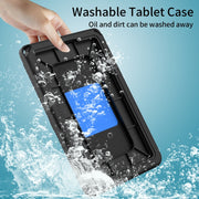 For TCL Tab 8 LE / WiFi 2023 EVA Hybrid PC Shockproof Tablet Case with Frame(Black)