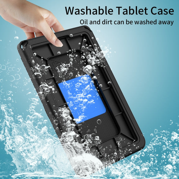 For TCL Tab 8 LE / WiFi 2023 EVA Hybrid PC Shockproof Tablet Case with Frame(Black)