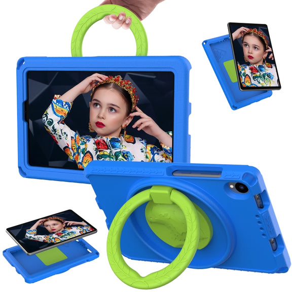 For TCL Tab 8 LE / WiFi 2023 EVA Hybrid PC Shockproof Tablet Case with Frame(Blue)