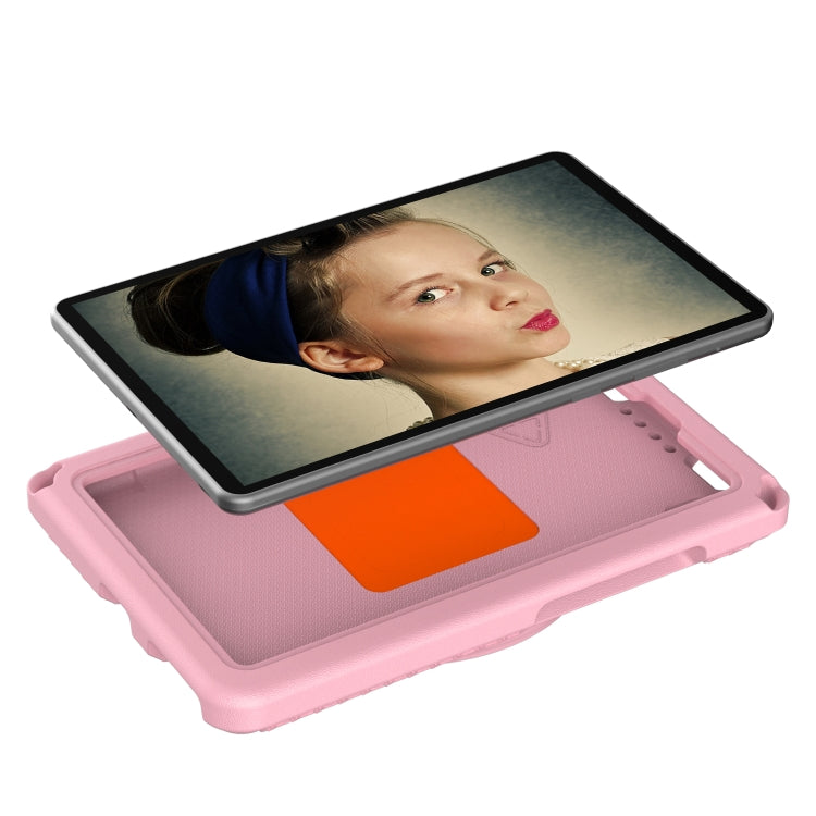 For TCL Tab 8 LE / WiFi 2023 EVA Hybrid PC Shockproof Tablet Case with Frame(Pink)