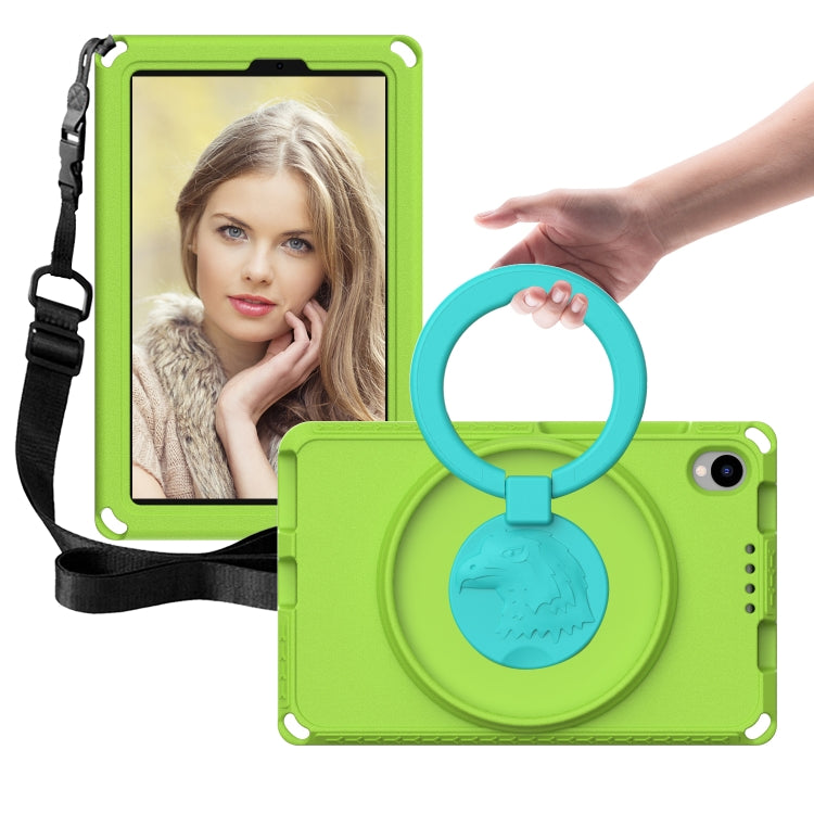 For TCL Tab 8 LE / WiFi 2023 EVA Hybrid PC Shockproof Tablet Case with Frame(Grass Green)