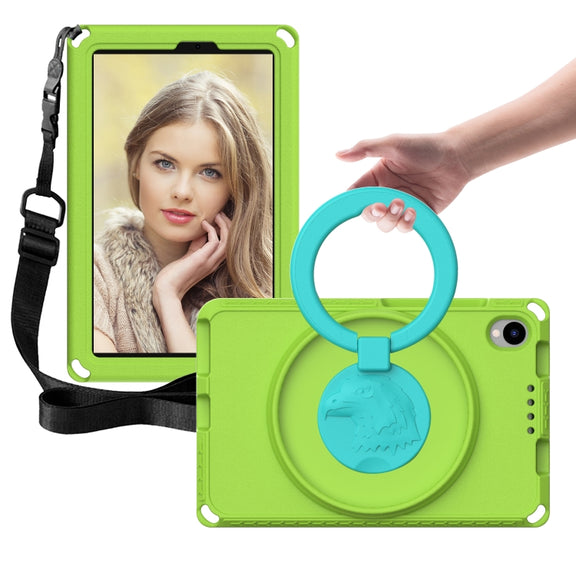For TCL Tab 8 LE / WiFi 2023 EVA Hybrid PC Shockproof Tablet Case with Frame(Grass Green)