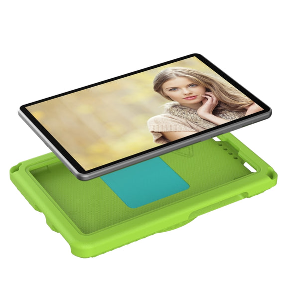 For TCL Tab 8 LE / WiFi 2023 EVA Hybrid PC Shockproof Tablet Case with Frame(Grass Green)