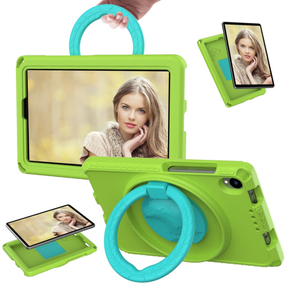 For TCL Tab 8 LE / WiFi 2023 EVA Hybrid PC Shockproof Tablet Case with Frame(Grass Green)