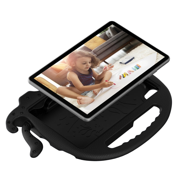 For TCL Tab 8 LE / WiFi 2023 Octopus Style EVA Hybrid PC Shockproof Tablet Case with Strap(Black)