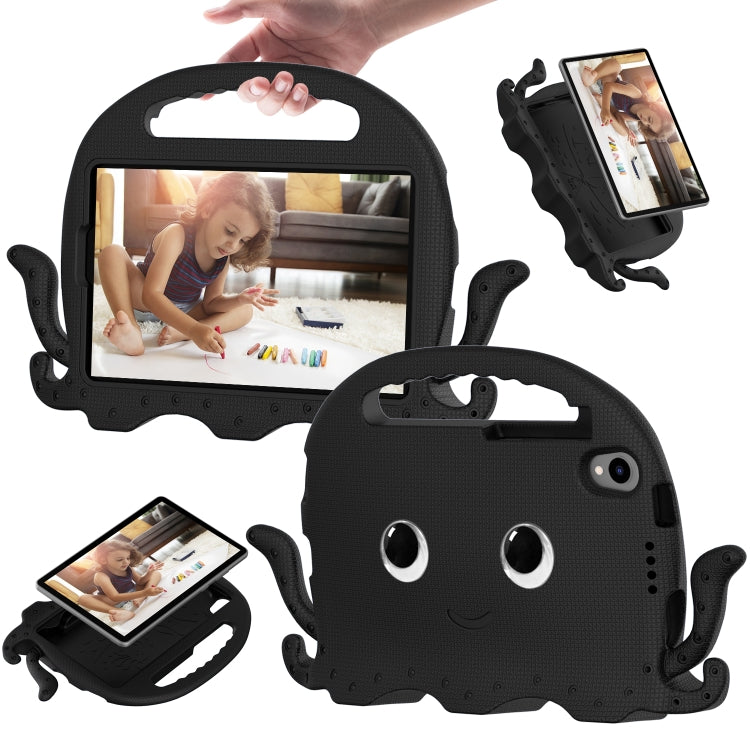 For TCL Tab 8 LE / WiFi 2023 Octopus Style EVA Hybrid PC Shockproof Tablet Case with Strap(Black)