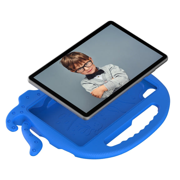 For TCL Tab 8 LE / WiFi 2023 Octopus Style EVA Hybrid PC Shockproof Tablet Case with Strap(Blue)