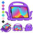 For TCL Tab 8 LE / WiFi 2023 Octopus Style EVA Hybrid PC Shockproof Tablet Case with Strap(Purple) - Others by PMC TechLife | Online Shopping South Africa | PMC TechLife | Buy Now Pay Later Mobicred