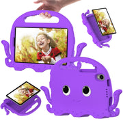 For TCL Tab 8 LE / WiFi 2023 Octopus Style EVA Hybrid PC Shockproof Tablet Case with Strap(Purple)