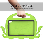 For TCL Tab 8 LE / WiFi 2023 Octopus Style EVA Hybrid PC Shockproof Tablet Case with Strap(Grass Green)