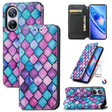 For Blackview A200 Pro CaseNeo Colorful Magnetic Leather Phone Case(Purple Scales) - More Brand by PMC TechLife | Online Shopping South Africa | PMC TechLife