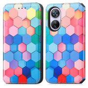 For Blackview A200 Pro CaseNeo Colorful Magnetic Leather Phone Case(Colorful Cube)