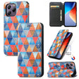 For Blackview  A96 CaseNeo Colorful Magnetic Leather Phone Case(Rhombus Mandala) - More Brand by PMC TechLife | Online Shopping South Africa | PMC TechLife