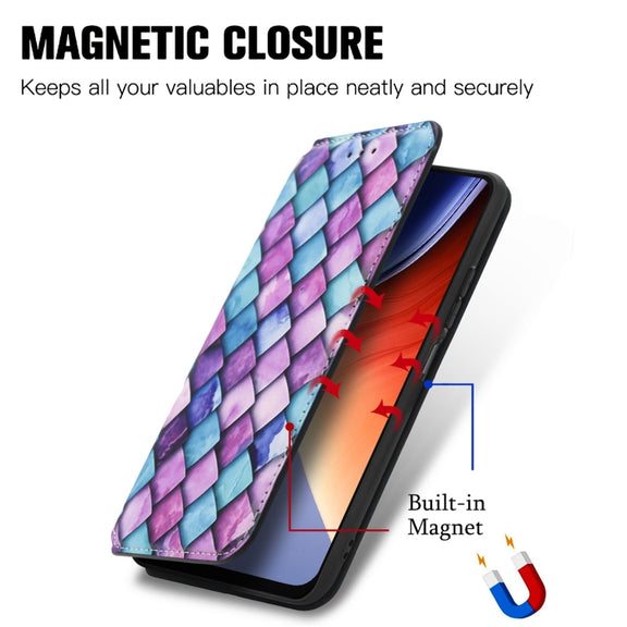 For Blackview  A96 CaseNeo Colorful Magnetic Leather Phone Case(Colorful Cube)