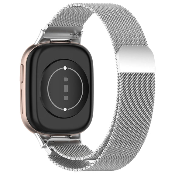 For Honor Watch 4 TMA-L19 Milan Magnetic Steel Mesh Watch Band(Silver)