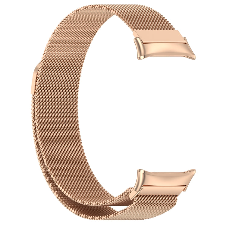 For Honor Watch 4 TMA-L19 Milan Magnetic Steel Mesh Watch Band(Rose Gold)