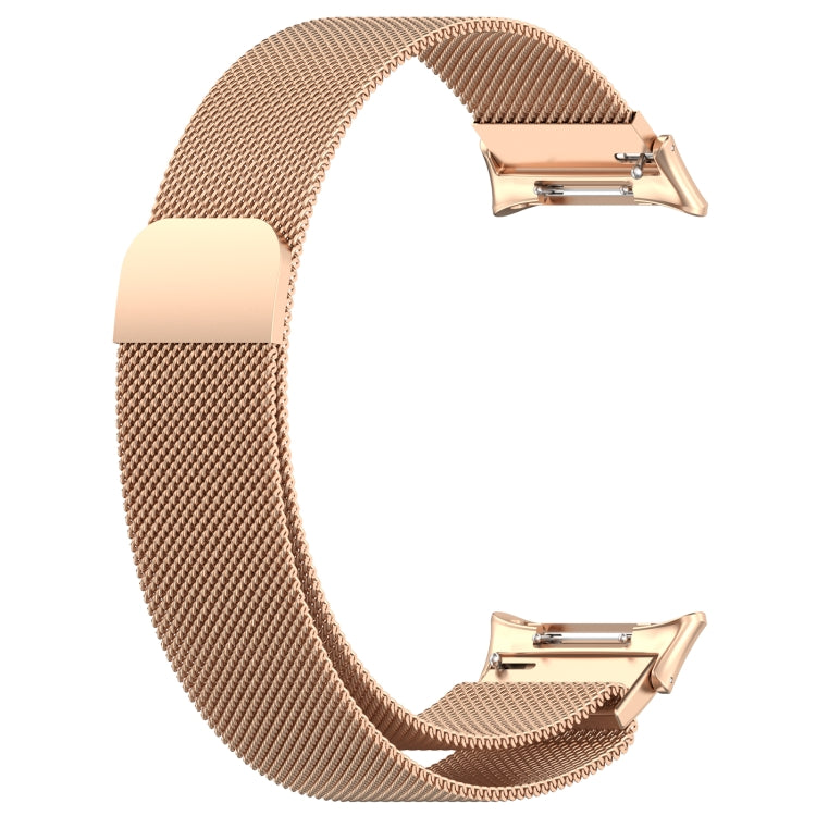 For Honor Watch 4 TMA-L19 Milan Magnetic Steel Mesh Watch Band(Rose Gold)