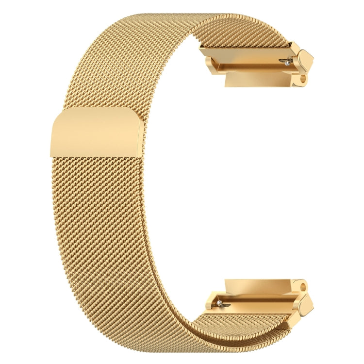 For Amazfit Active Edge A2212 Milan Magnetic Steel Mesh Watch Band(Gold)