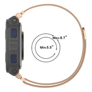 For Amazfit Active Edge A2212 Milan Magnetic Steel Mesh Watch Band(Gold)