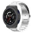 For Amazfit Active Edge A2212 Three Beads Stainless Steel Watch Band(Silver) - free shipping - PMC TechLife - Order now!