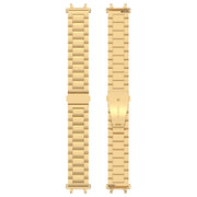 For Amazfit Active Edge A2212 Three Beads Stainless Steel Watch Band(Gold)