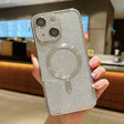 For iPhone 14 MagSafe Glitter Electroplating TPU Phone Case(Silver) - iPhone 14 Cases by PMC TechLife | Online Shopping South Africa | PMC TechLife