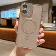 For iPhone 11 MagSafe Glitter Electroplating TPU Phone Case(Gold) - iPhone 11 Cases by PMC TechLife | Online Shopping South Africa | PMC TechLife