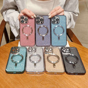For iPhone 11 MagSafe Glitter Electroplating TPU Phone Case(Silver)