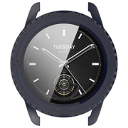For Xiaomi Watch S3 PC + Tempered Film Integrated Watch Protective Case(Blue)