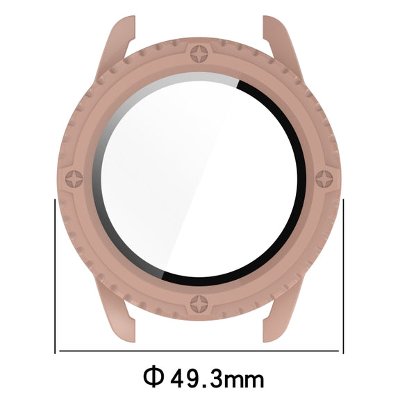 For Xiaomi Watch S3 PC + Tempered Film Integrated Watch Protective Case(Black)